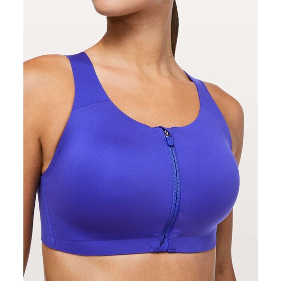 Lululemon Enlite Bra *Zip Front in "Lazurite" Blue 34D - Picture 3 of 8